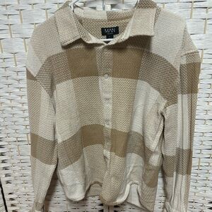 Boohoo MAN boxie shirt size L euc limited edition